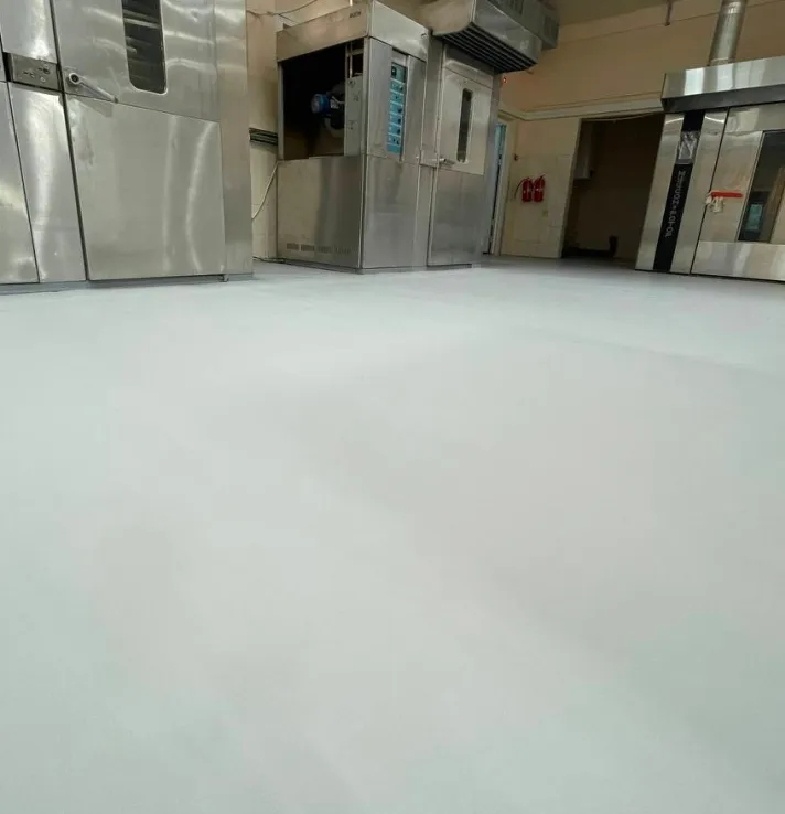 Полы для комбината школьного питания, Самара — Linolit Lincrete SL и Praspan EP, 1 260 м²
